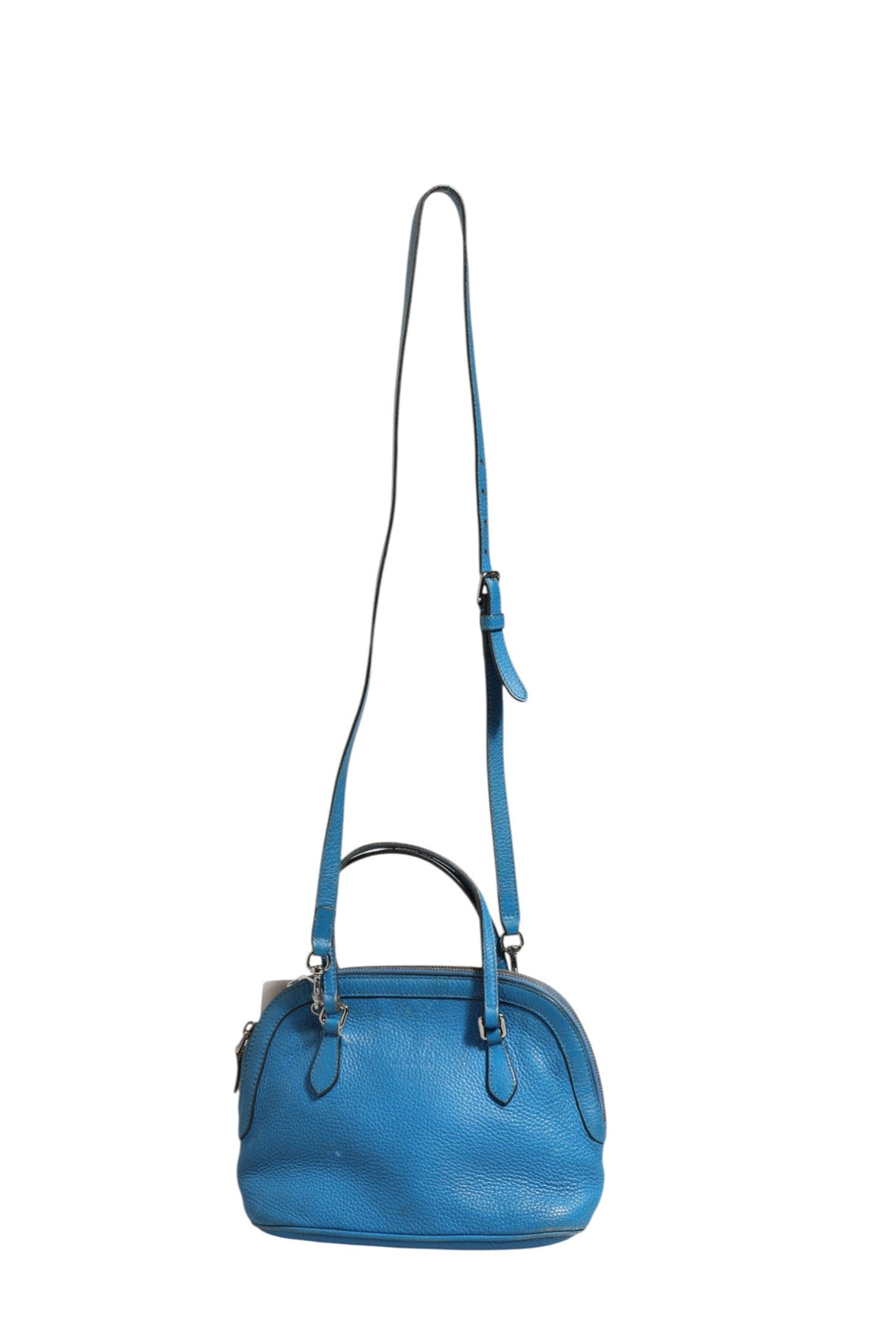 Gucci Blue Leather Dome Handbag - RIMODA