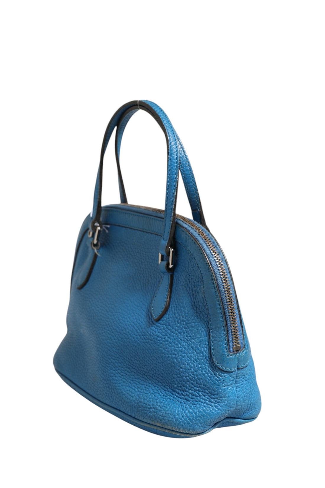 Gucci Blue Leather Dome Handbag - RIMODA