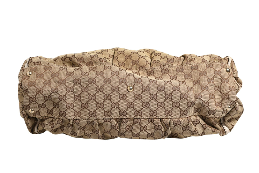 Gucci Canvas Abbey D Ring Shoulder Bag - RIMODA