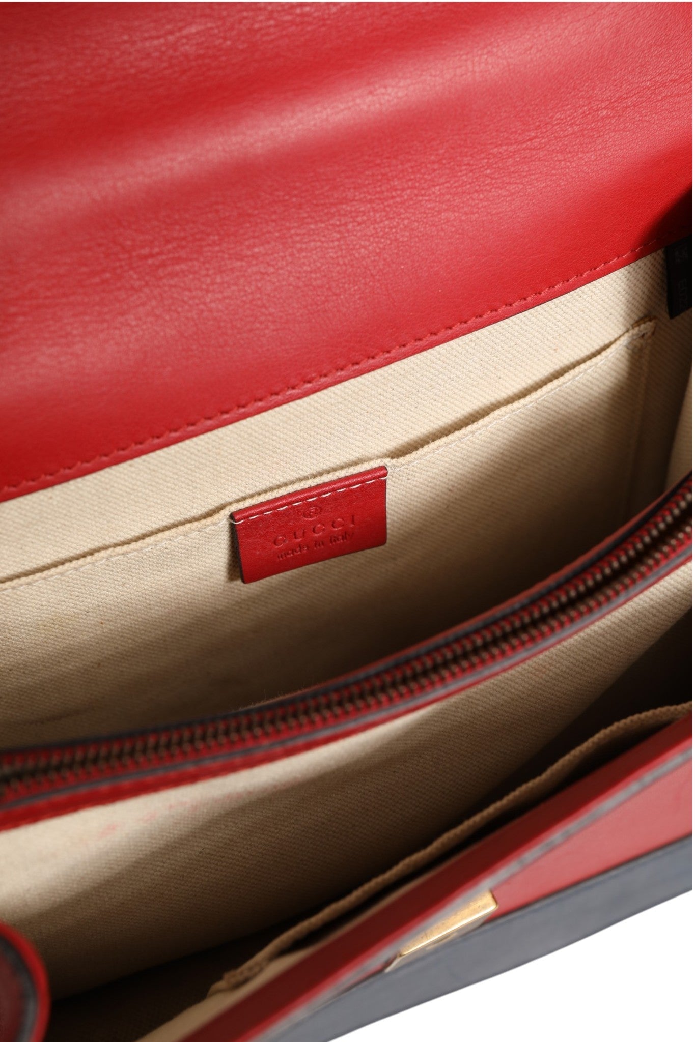 Gucci Dionysus Bamboo Medium Top Handle Bag White Blue Red - RIMODA