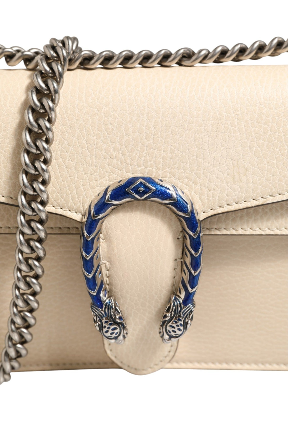 Gucci Dionysus White Leather Handbag - RIMODA