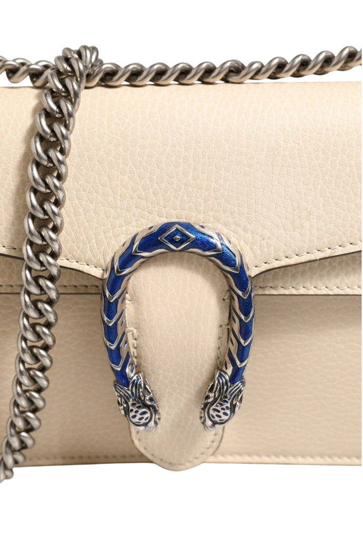 Gucci Dionysus White Leather Handbag - RIMODA