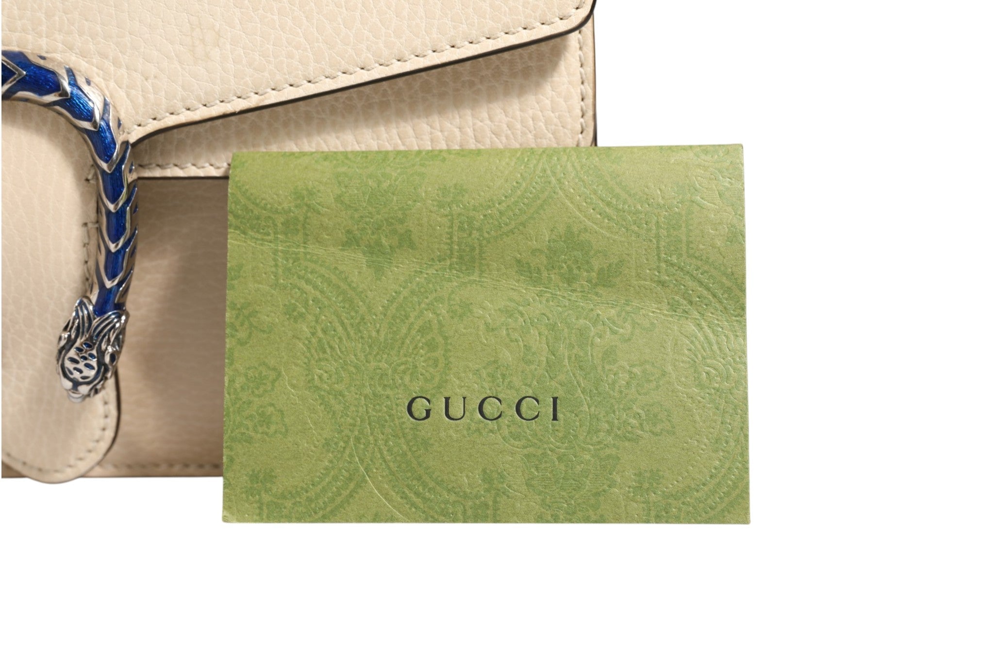 Gucci Dionysus White Leather Handbag - RIMODA