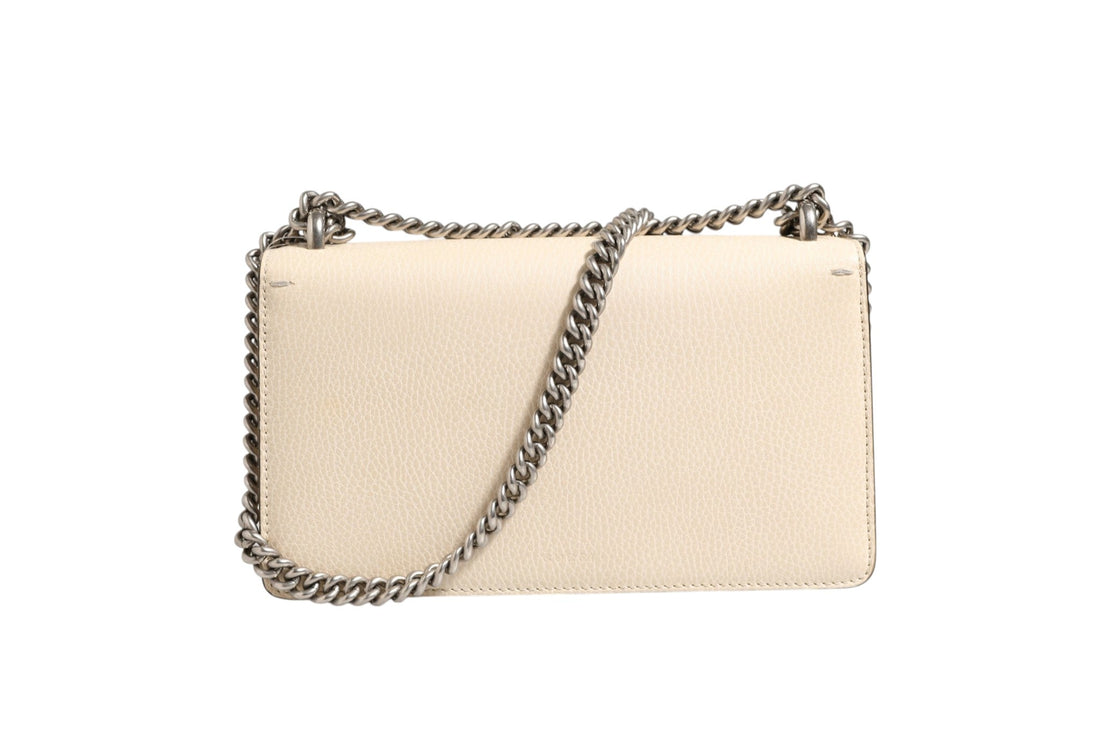 Gucci Dionysus White Leather Handbag - RIMODA