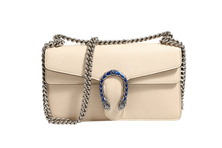 Gucci Dionysus White Leather Handbag - RIMODA