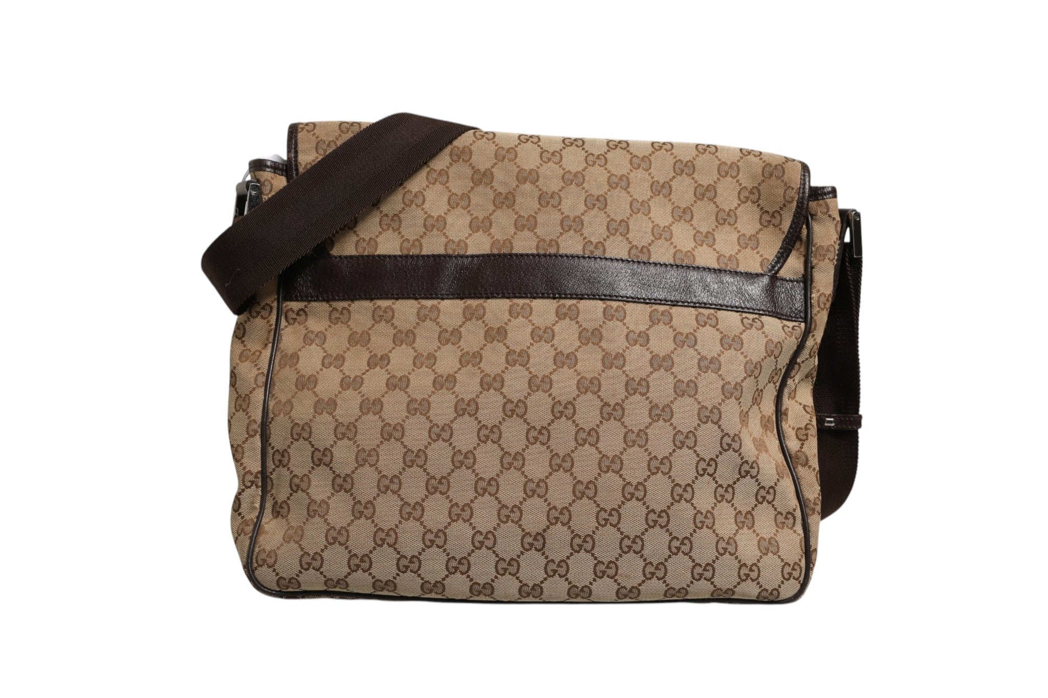 Gucci GG Canvas Flap Messenger Bag - RIMODA