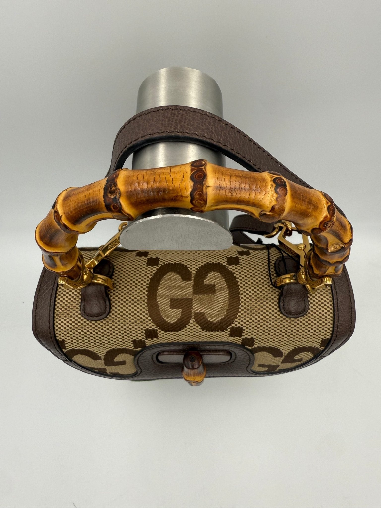 Gucci GUCCI BAMBOO 1947 GG Canvas Handbag - RIMODA