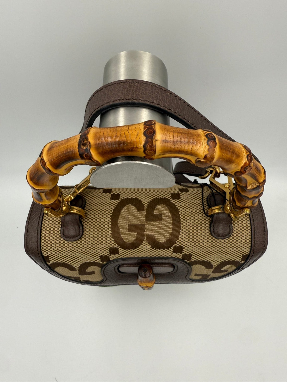 Gucci GUCCI BAMBOO 1947 GG Canvas Handbag - RIMODA