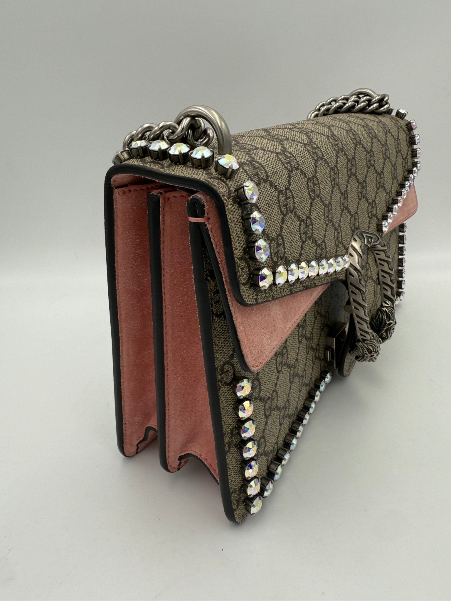 Gucci GUCCI DIONYSUS GG Supreme with Diamantes Handbag - RIMODA