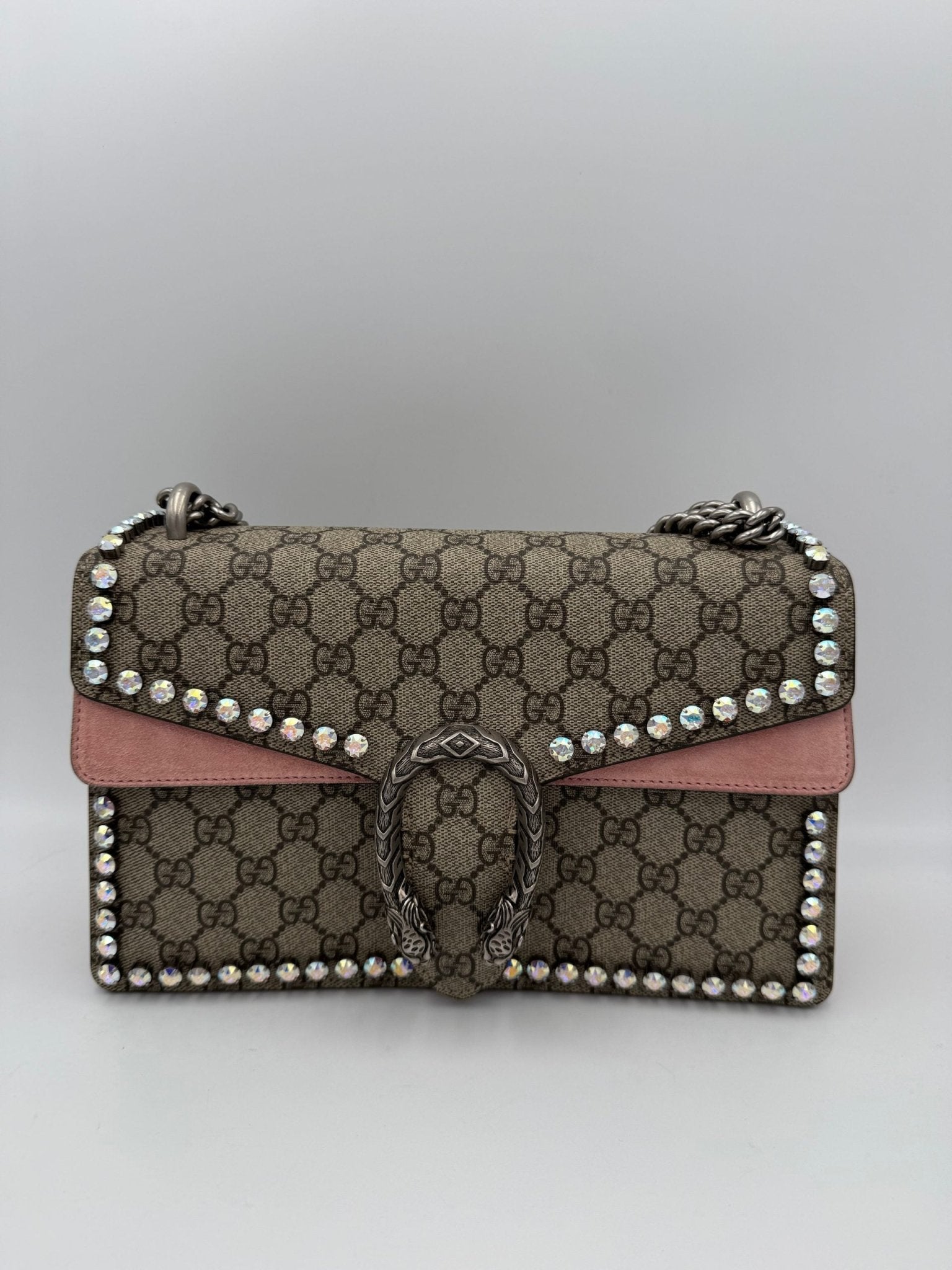Gucci GUCCI DIONYSUS GG Supreme with Diamantes Handbag - RIMODA