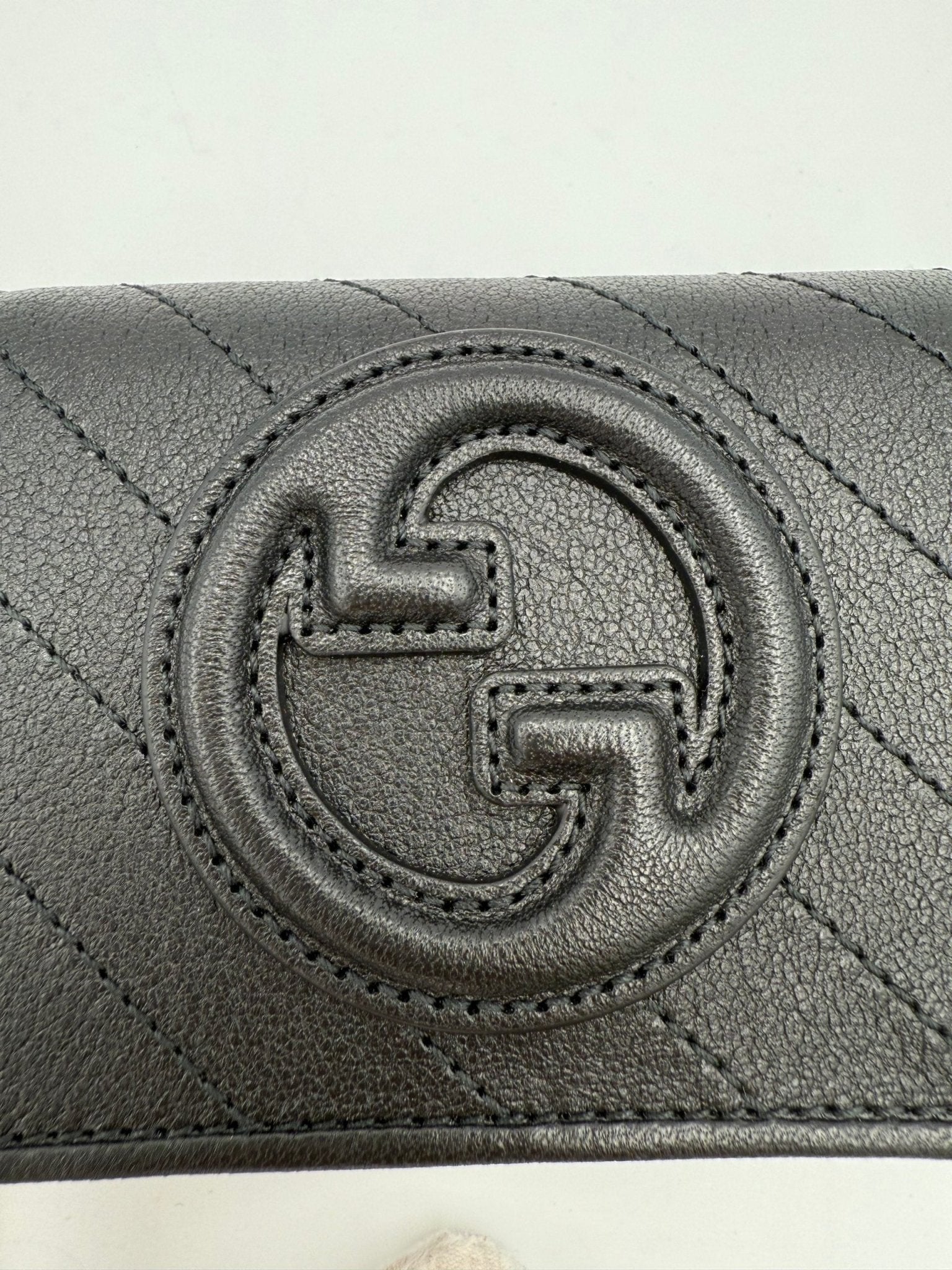 Gucci GUCCI GG BLONDIE Black Compact Wallet - RIMODA