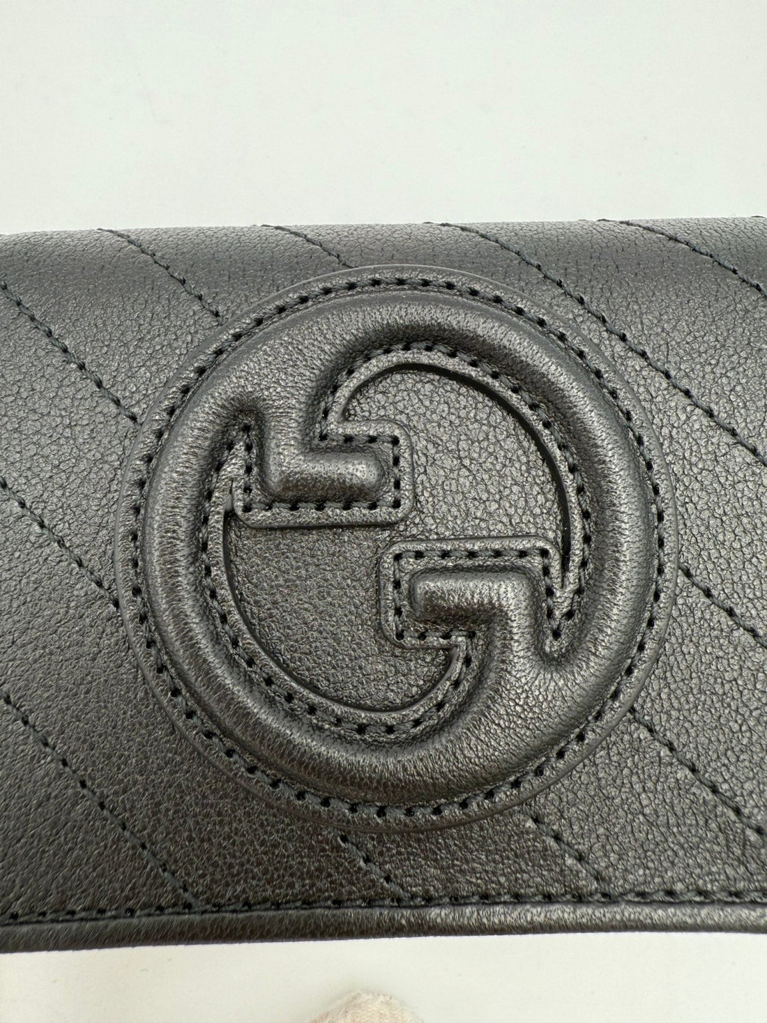 Gucci GUCCI GG BLONDIE Black Compact Wallet - RIMODA