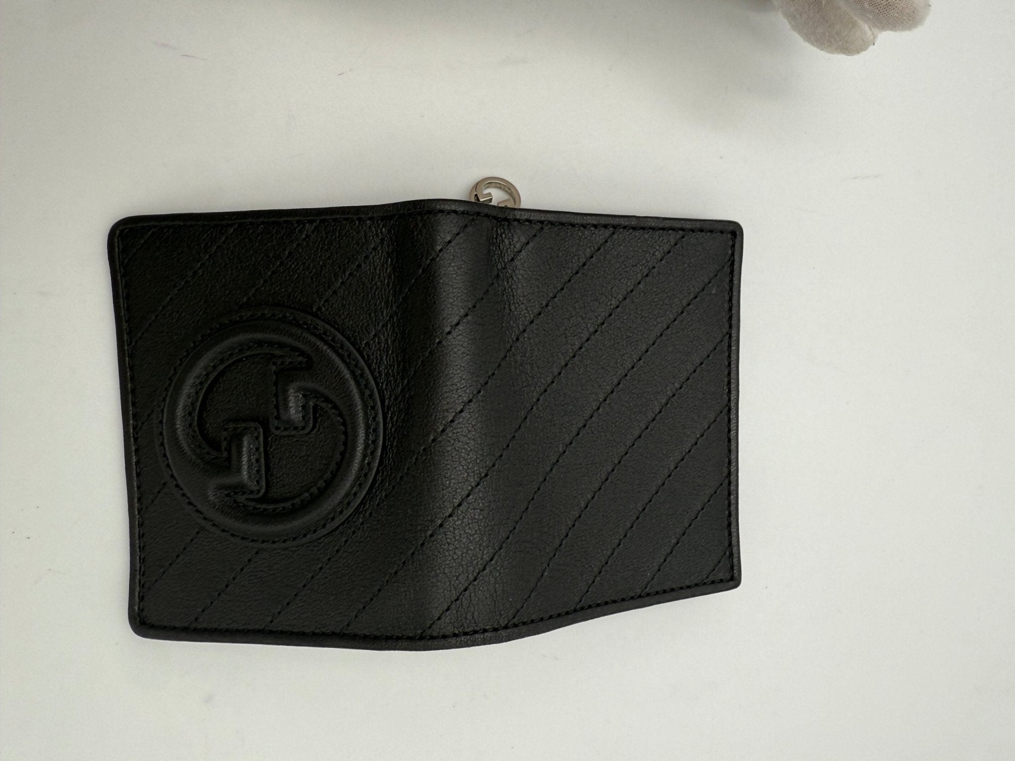 Gucci GUCCI GG BLONDIE Black Compact Wallet - RIMODA