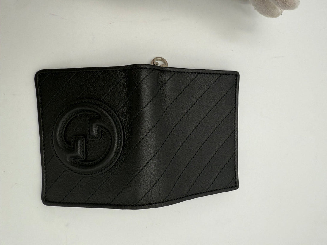 Gucci GUCCI GG BLONDIE Black Compact Wallet - RIMODA