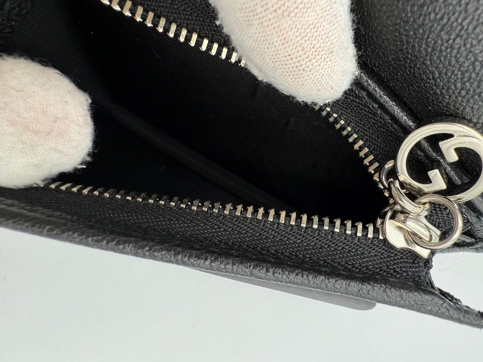 Gucci GUCCI GG BLONDIE Black Compact Wallet - RIMODA