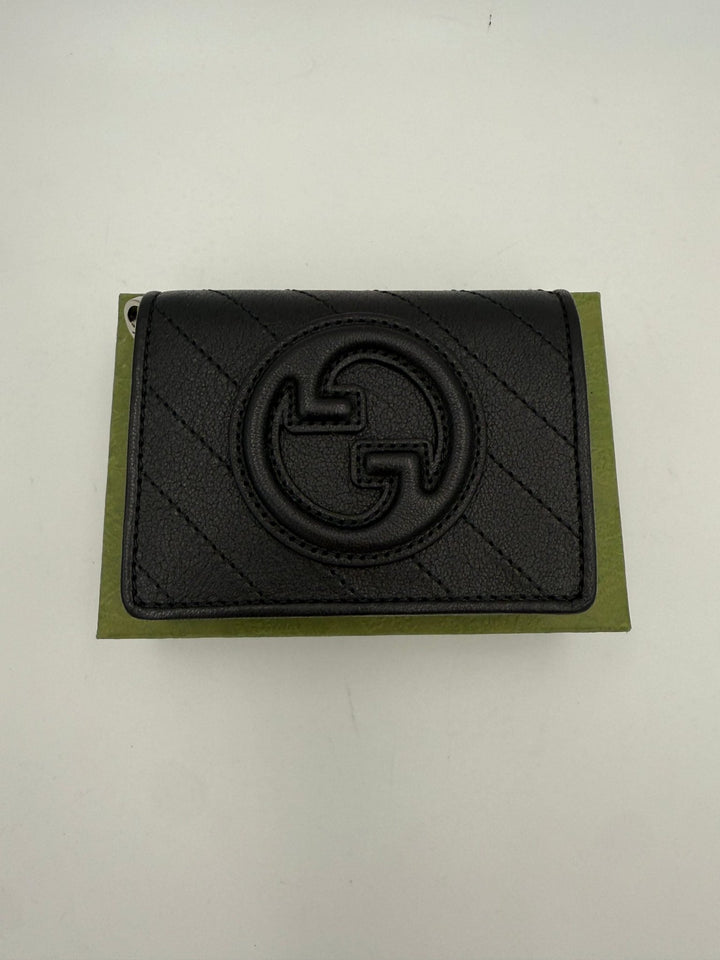 Gucci GUCCI GG BLONDIE Black Compact Wallet - RIMODA
