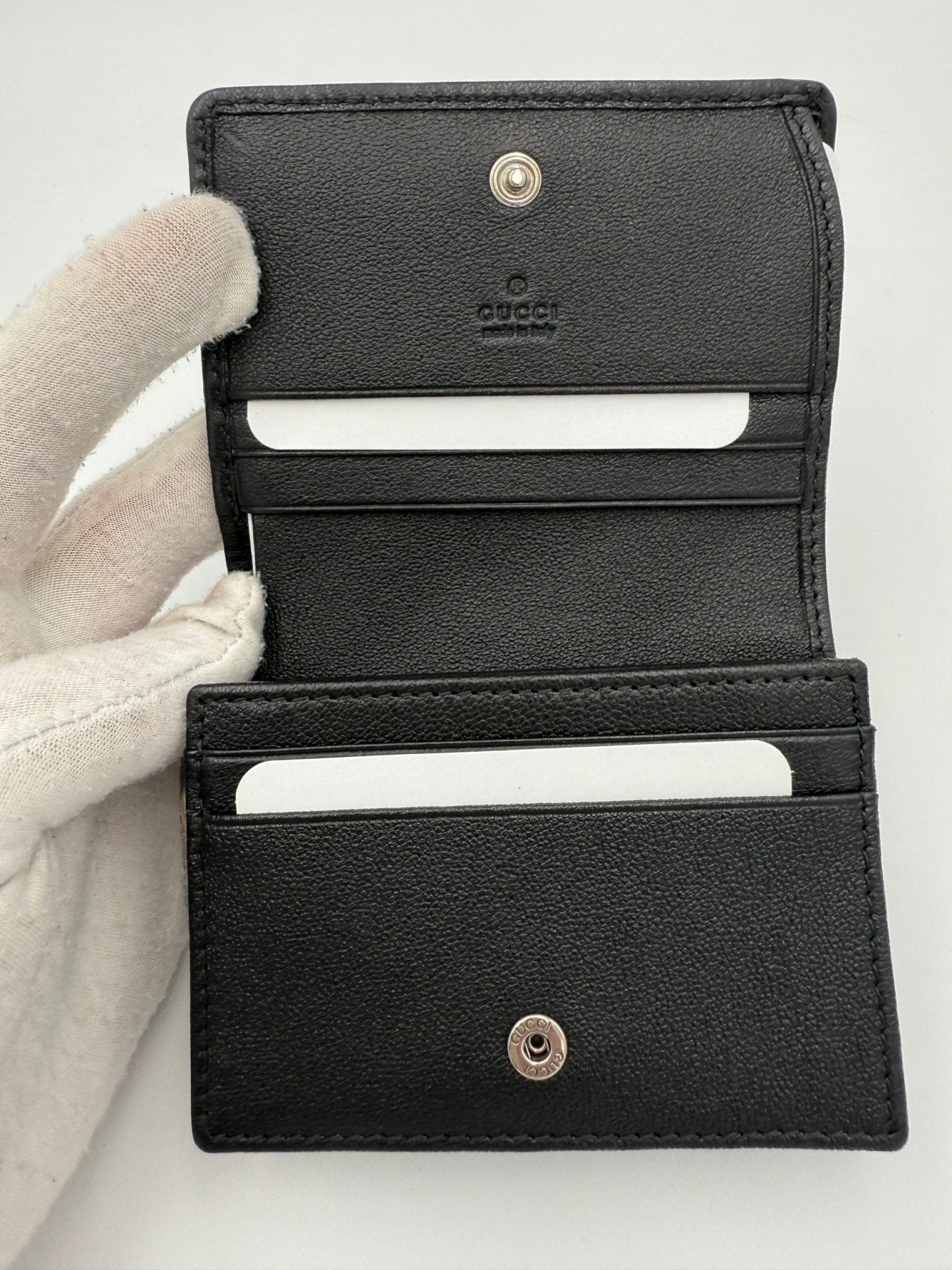 Gucci GUCCI GG BLONDIE Black Compact Wallet - RIMODA