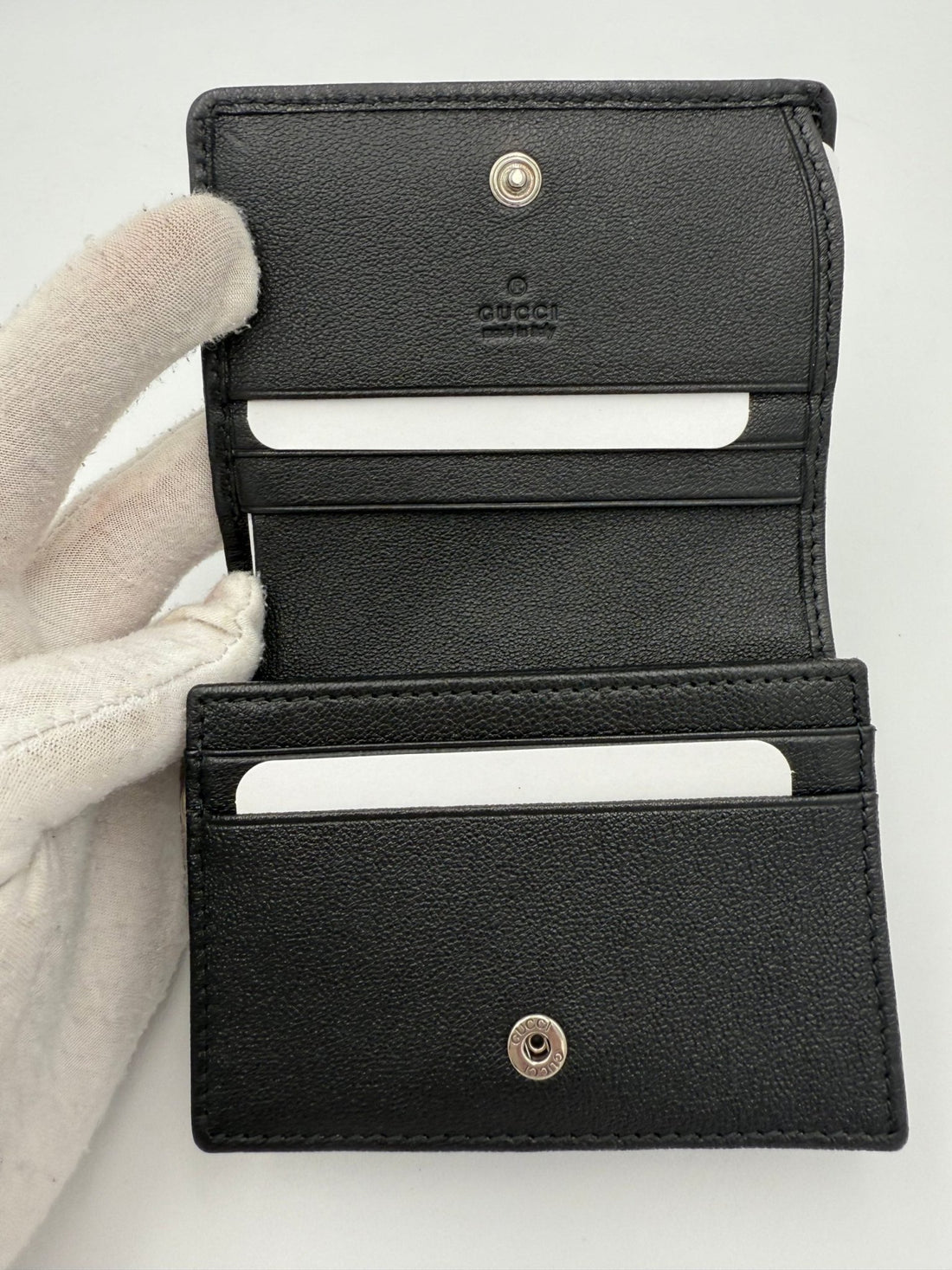 Gucci GUCCI GG BLONDIE Black Compact Wallet - RIMODA
