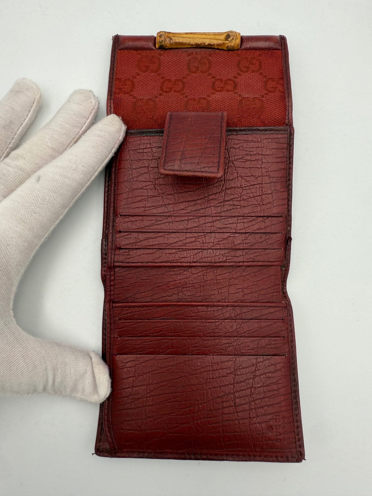 Gucci GUCCI GG Canvas Compact Wallet - RIMODA