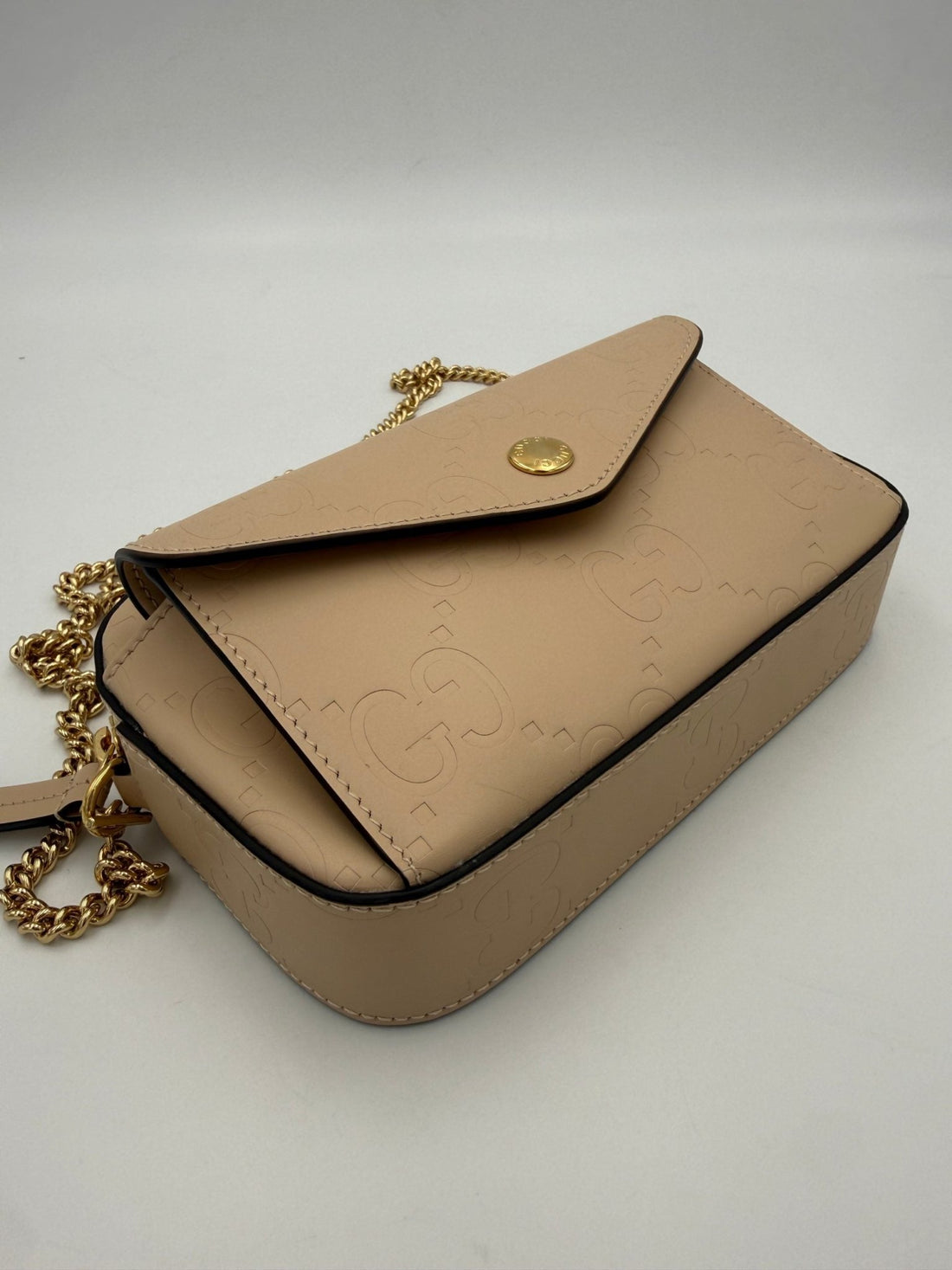 Gucci GUCCI GG Jumbo Beige with Front Pocket Shoulder Bag - RIMODA