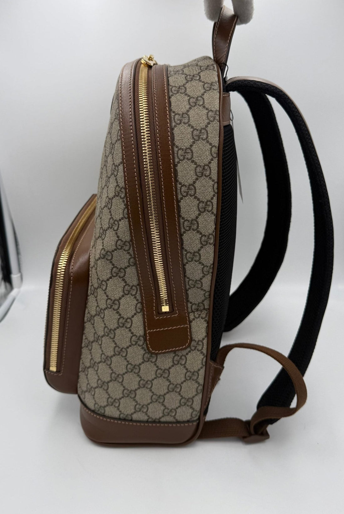 Gucci GUCCI GG Supreme and Leather Backpack - RIMODA