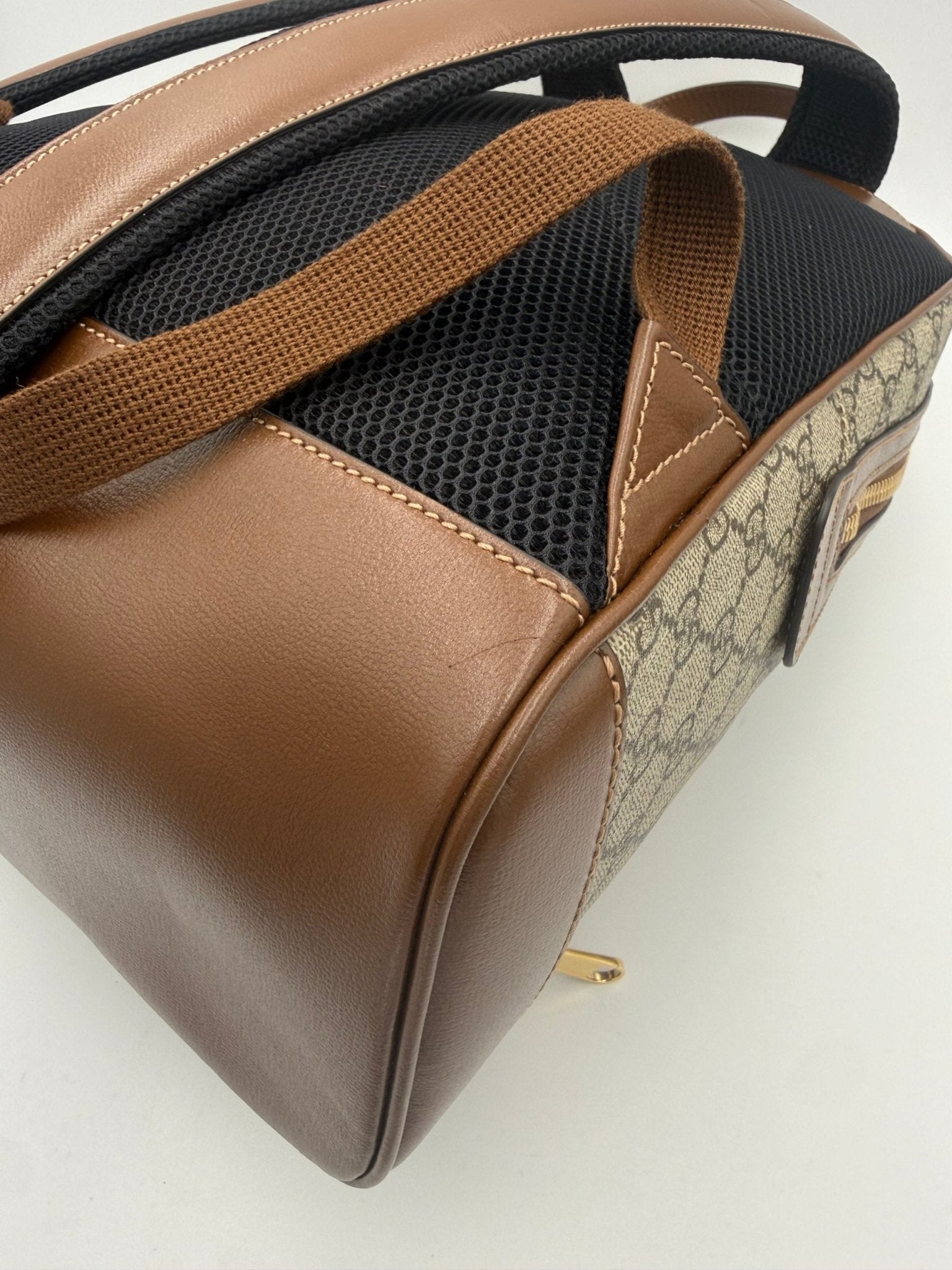 Gucci GUCCI GG Supreme and Leather Backpack - RIMODA