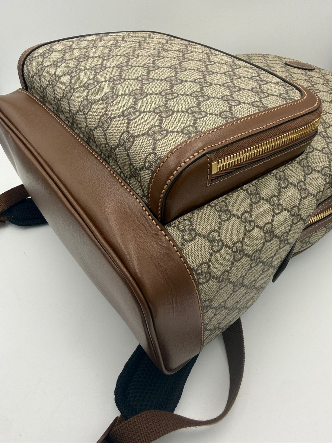 Gucci GUCCI GG Supreme and Leather Backpack - RIMODA