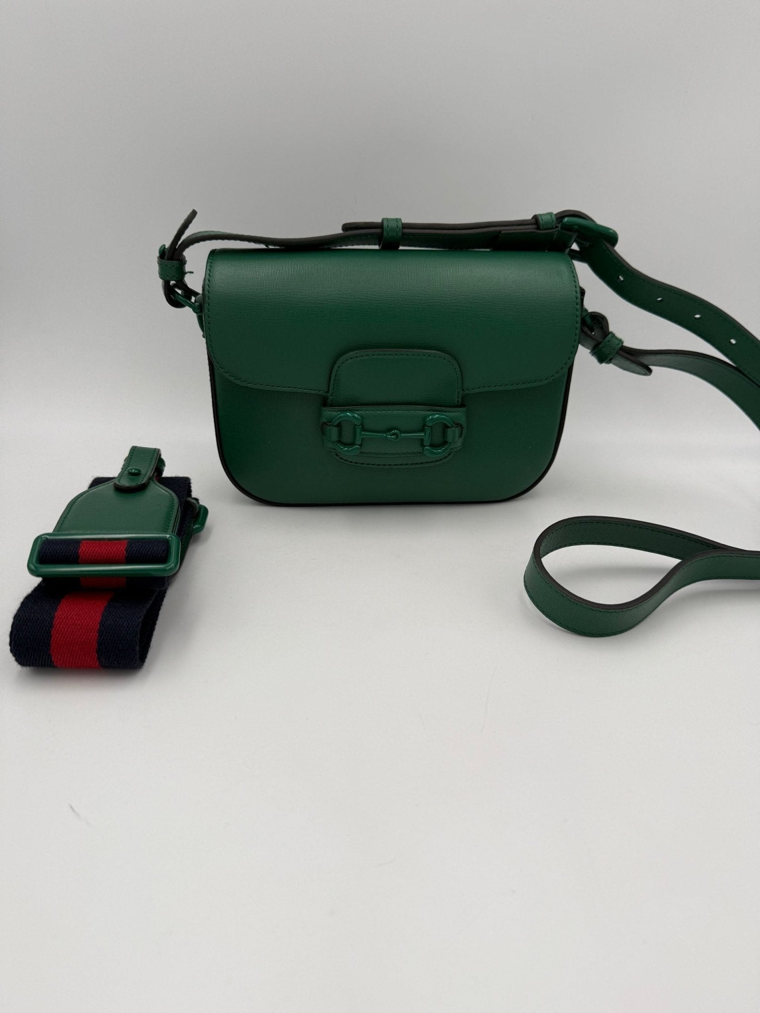 Gucci GUCCI HORSEBIT 1955 Emerald Handbag - RIMODA