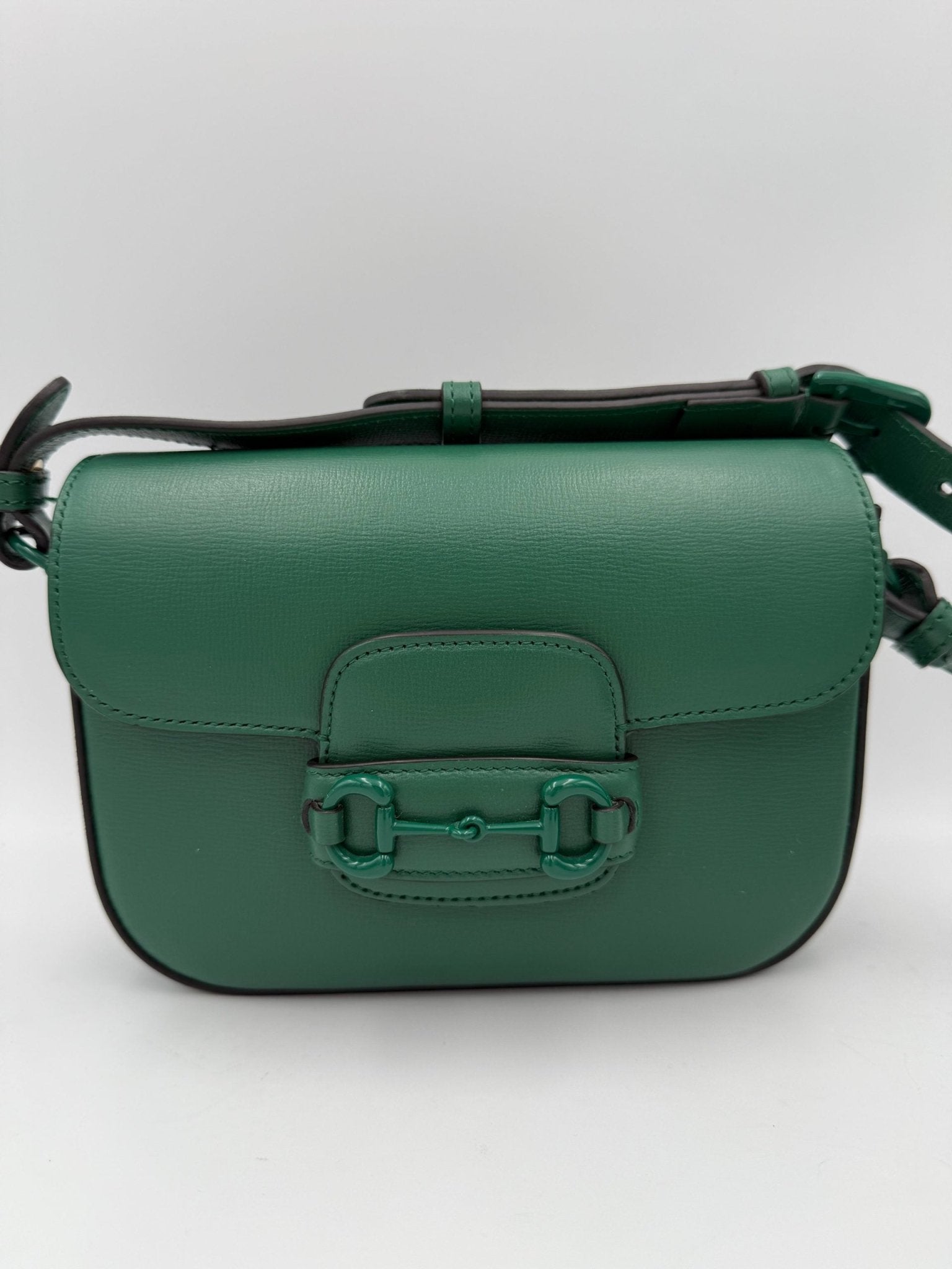 Gucci GUCCI HORSEBIT 1955 Emerald Handbag - RIMODA