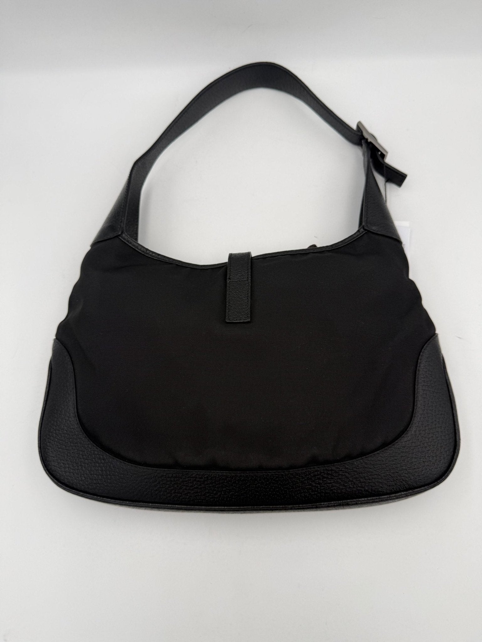 Gucci GUCCI JACKIE Leather and Canvas Handbag - RIMODA