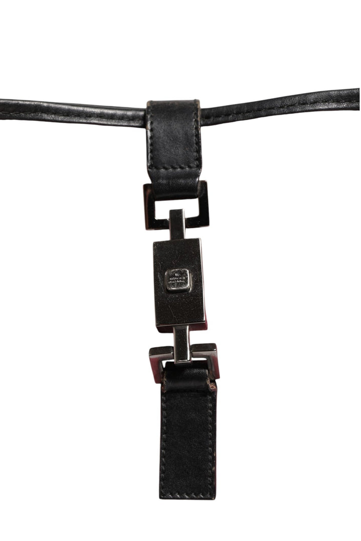 Gucci Jackie Pink Velvet And Black Leather Shoulder Bag - RIMODA