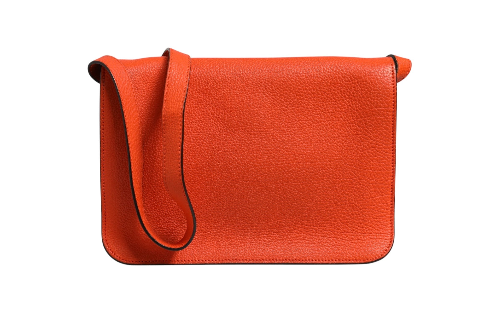 Gucci Jackie Soft Flap Shoulder Bag Leather Orange - RIMODA