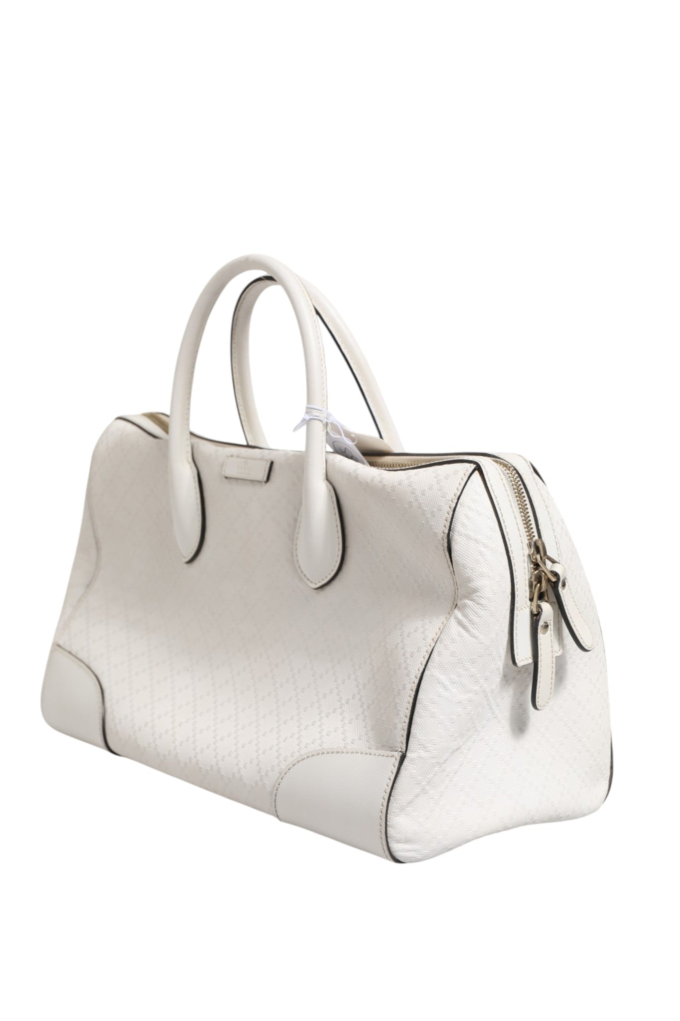 Gucci Medium Diamante Leather Boston Bag - RIMODA