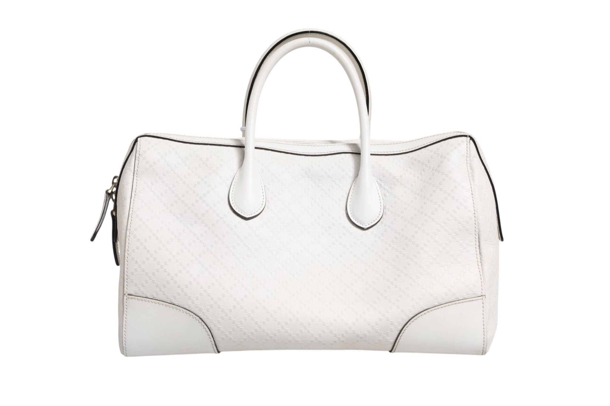 Gucci Medium Diamante Leather Boston Bag - RIMODA