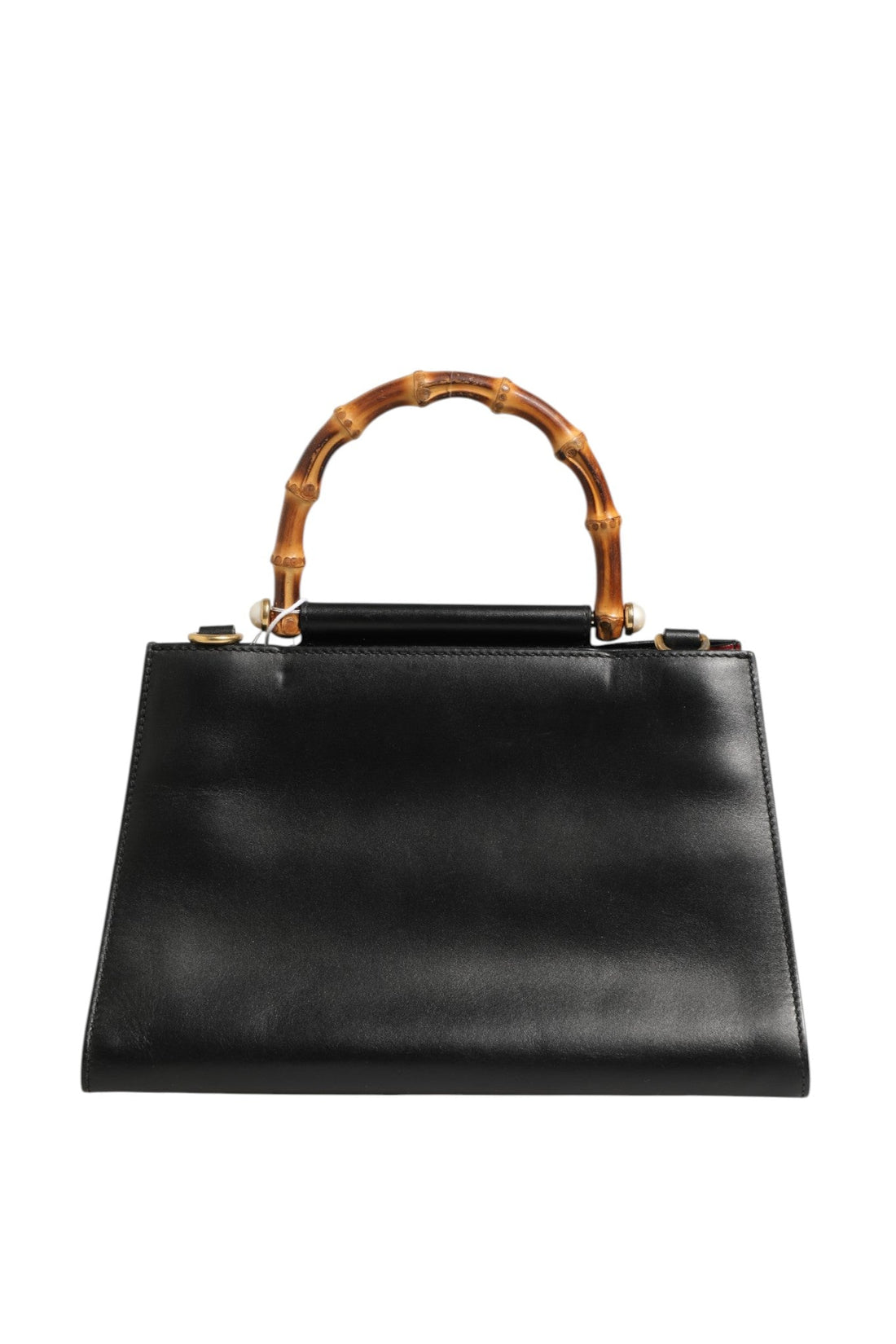 Gucci Nymphaea Bamboo Top Handle Leather Bag - RIMODA