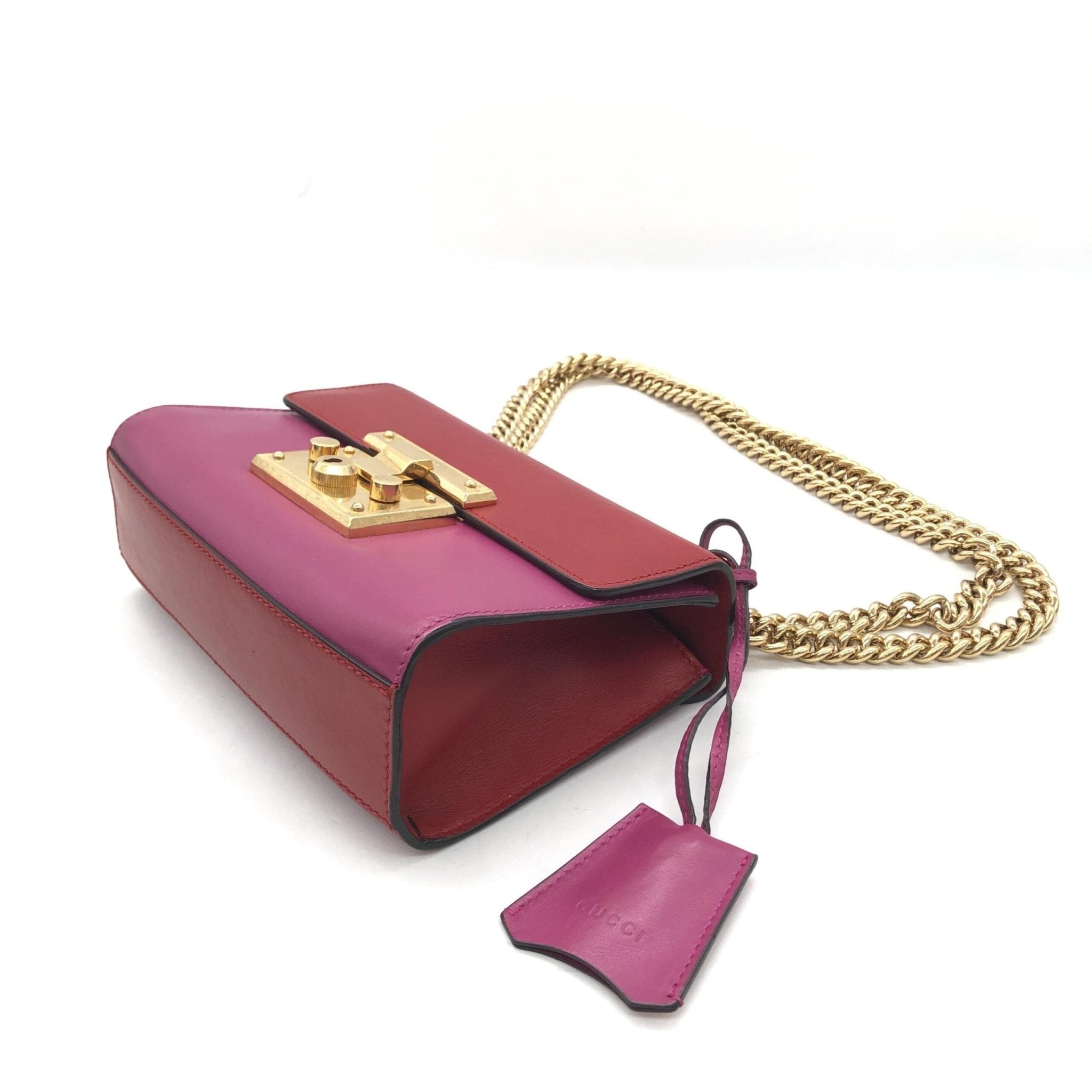 Gucci Padlock Crossbody Shoulder Bag In Pink - RIMODA
