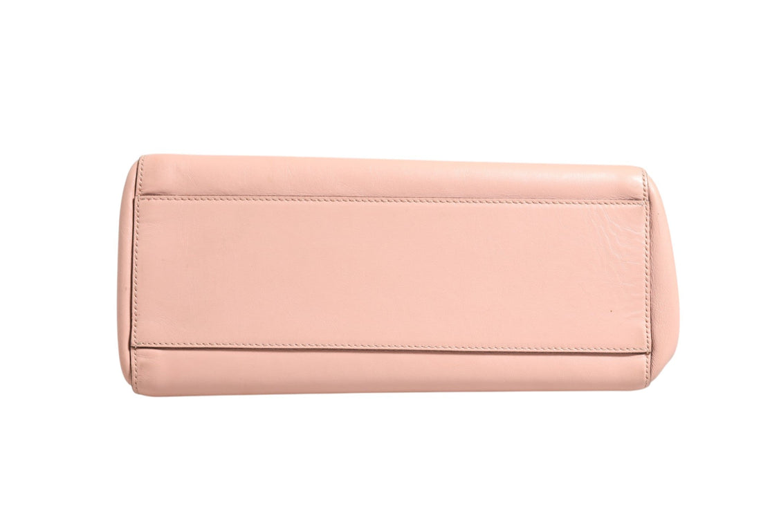 Gucci Pink And White Calfskin Small Nymphaea Top Handle Bag - RIMODA