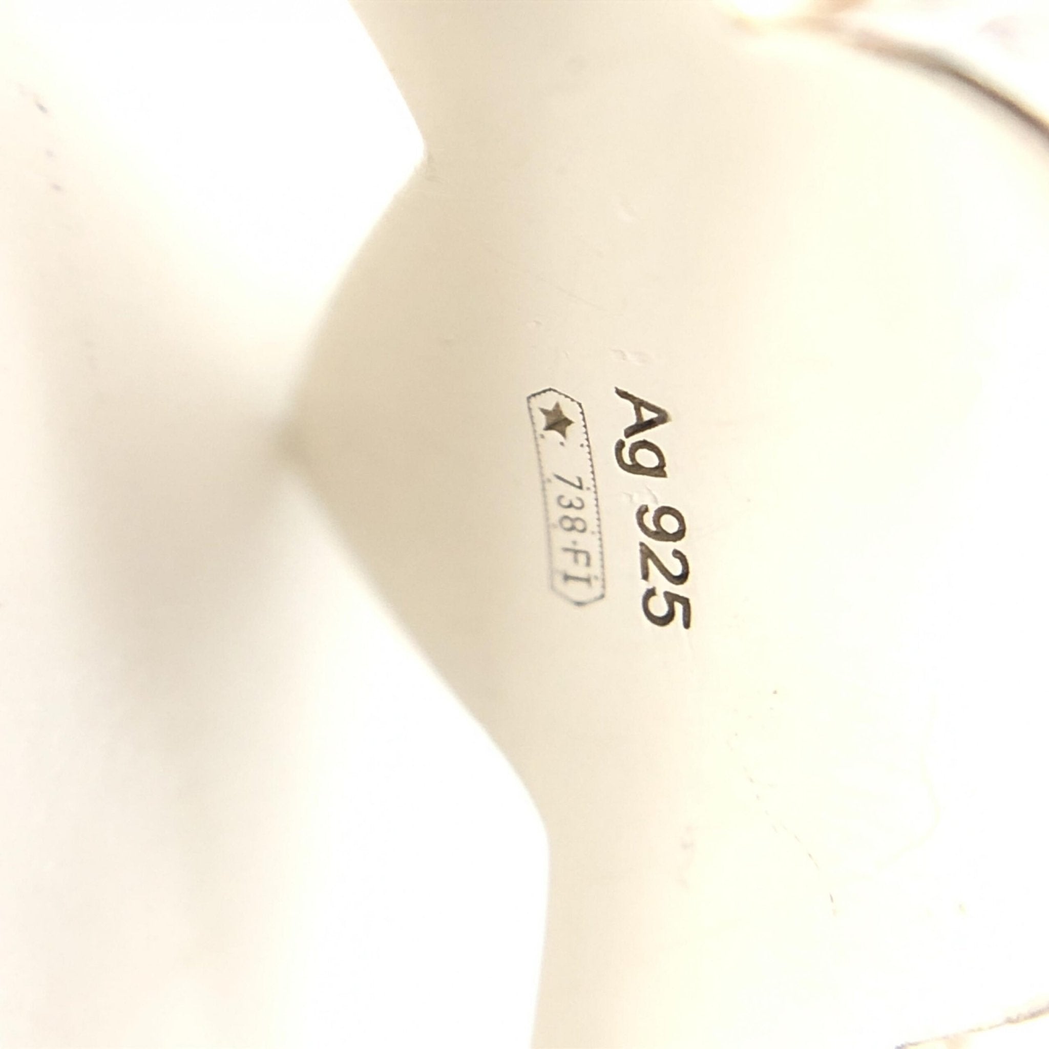 Gucci Sterling Silver Heart Trademark Ring, US Size 5.5 - RIMODA