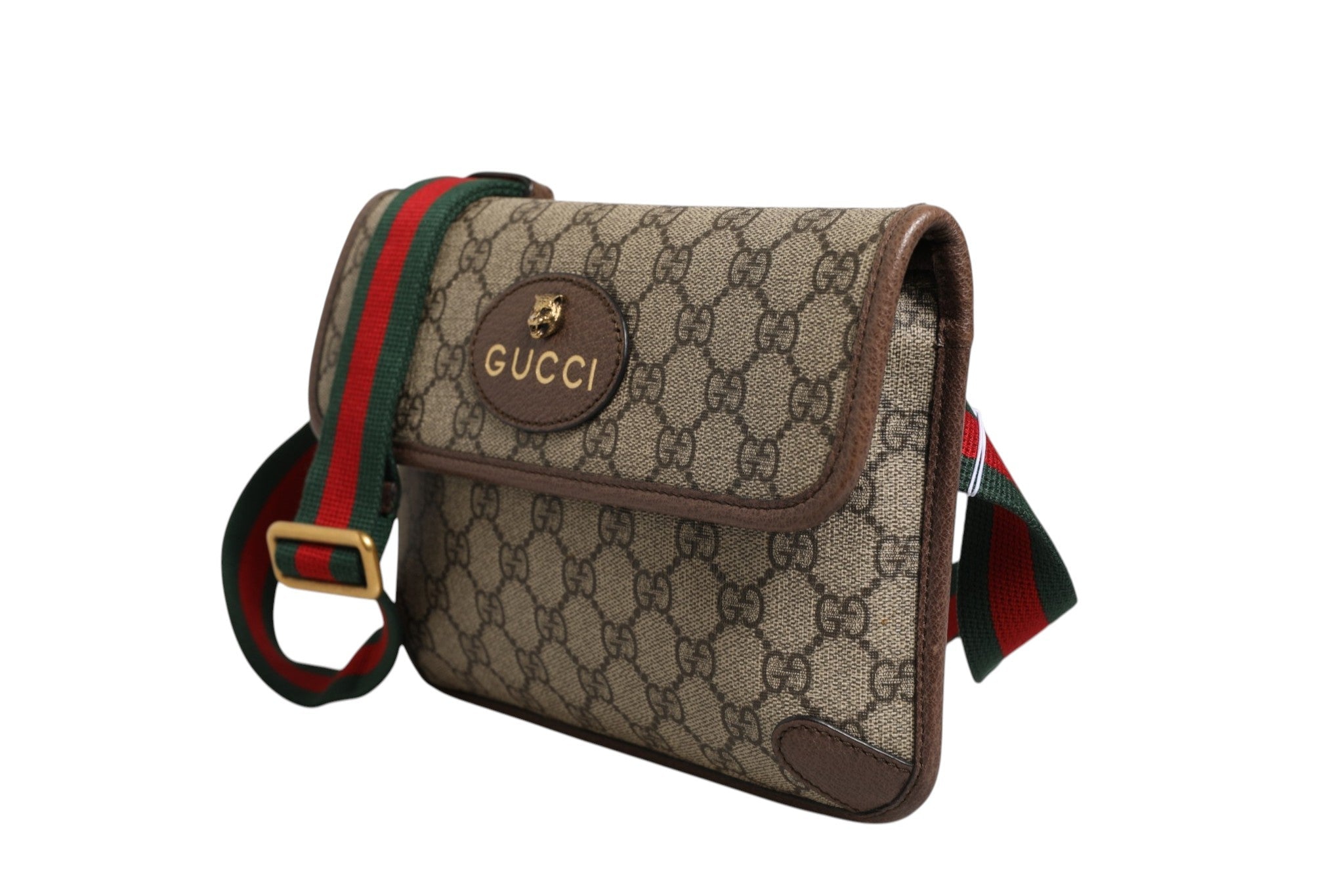 Gucci Supreme Monogram Neo Vintage Web Belt Bag - RIMODA