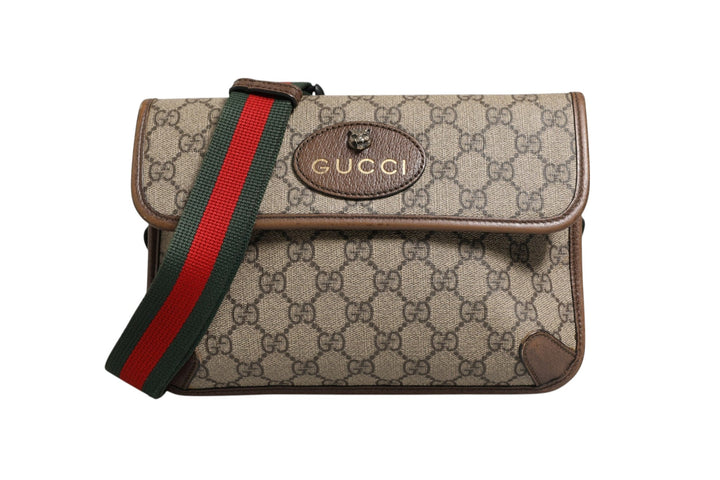 Gucci Supreme Neo Vintage Web Belt Crossbody Bag - RIMODA