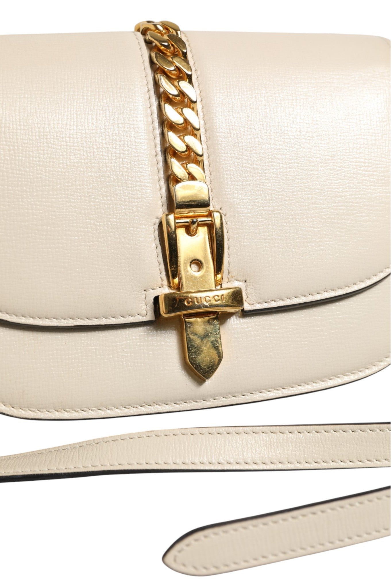 Gucci Sylvie 1969 Mini Leather Shoulder Bag - RIMODA