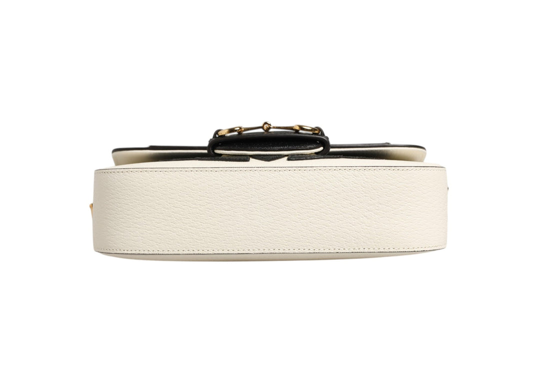 Gucci x Adidas Horsebit 1955 Shoulder Bag Black/White - RIMODA