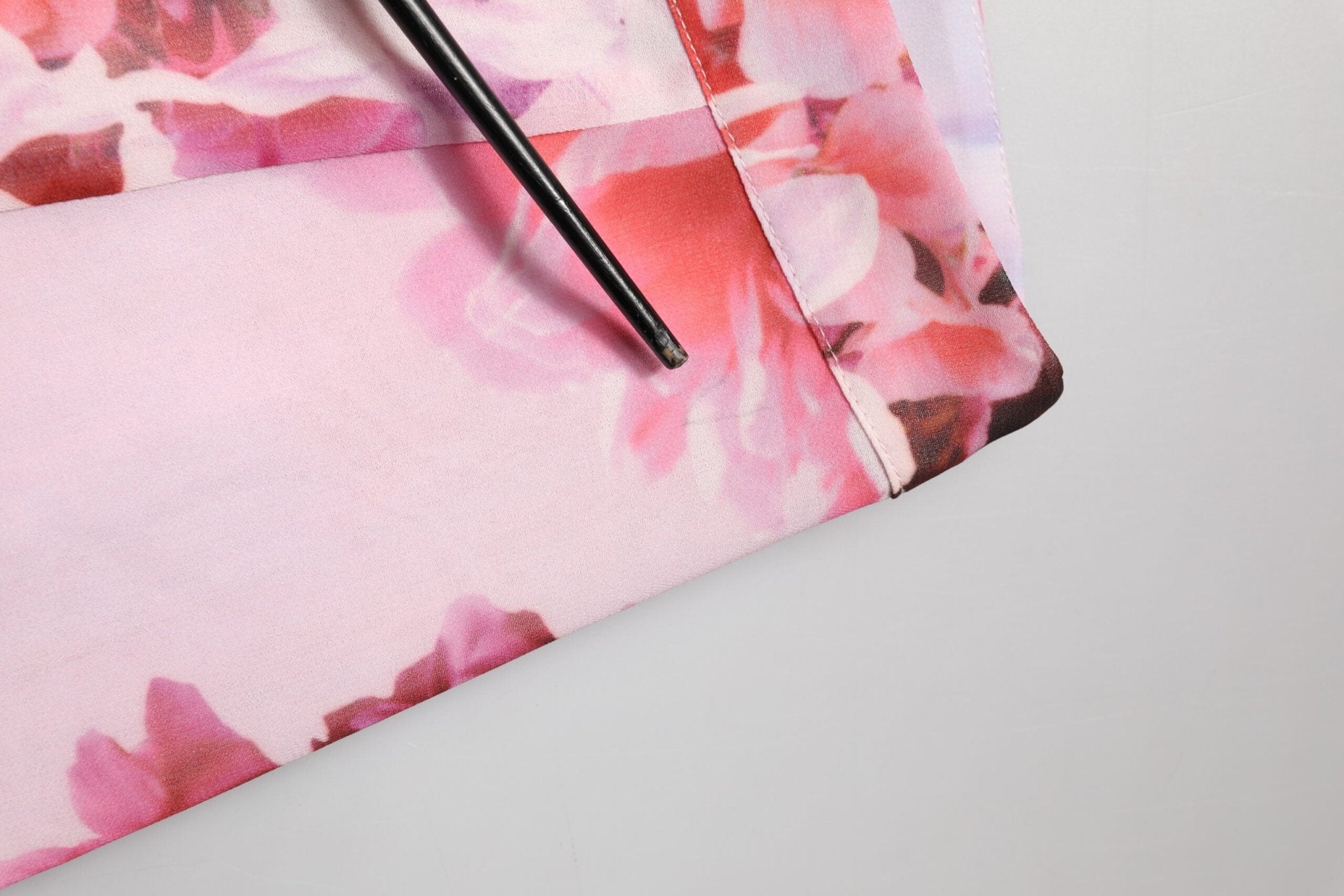 Guess By Marciano Pink Floral Flared High Waist Trouser Pants - RIMODA