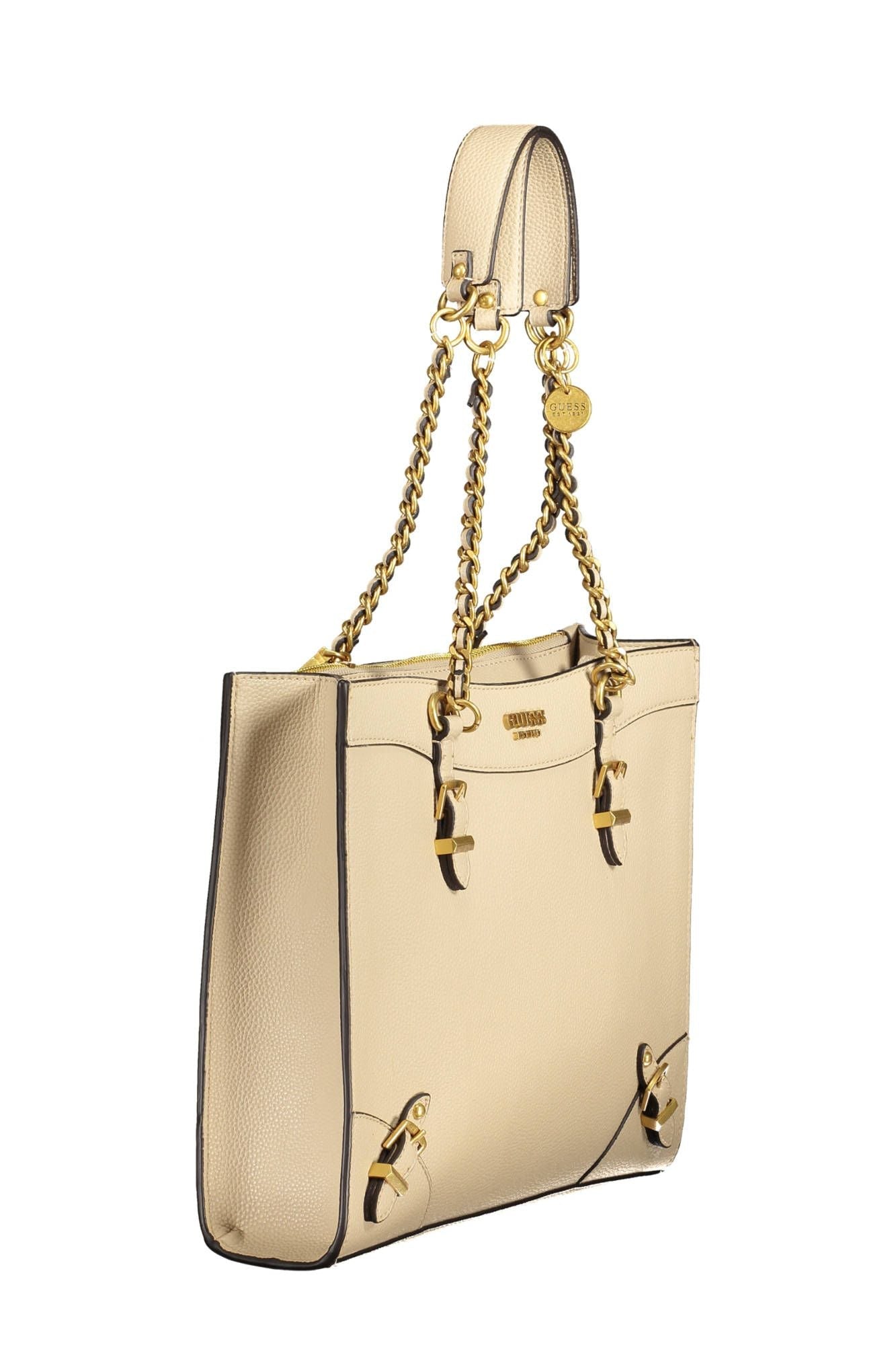 Guess Jeans Beige Polyethylene Handbag - RIMODA