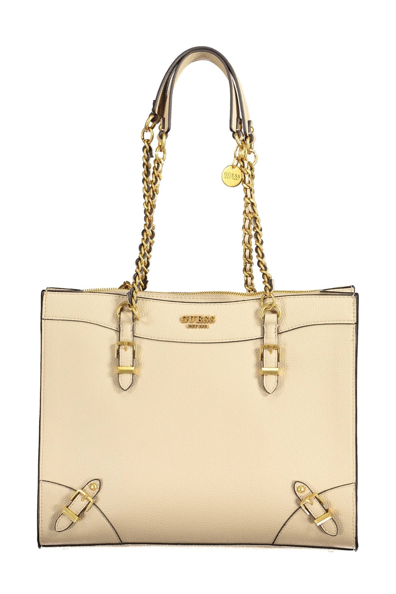 Guess Jeans Beige Polyethylene Handbag - RIMODA
