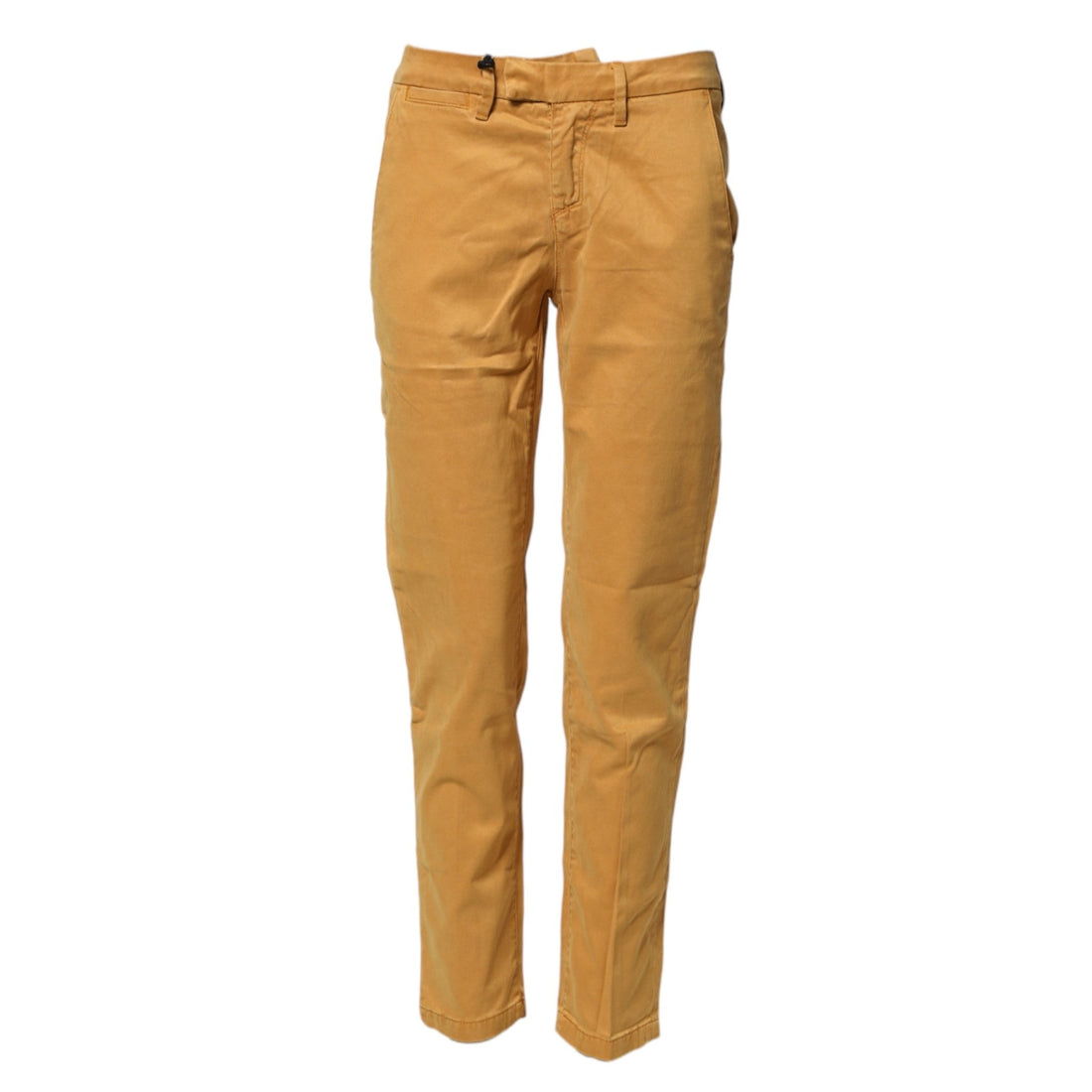 Haikure Beige Tapered Mid Waist Chino Casual Trouser Pants - RIMODA