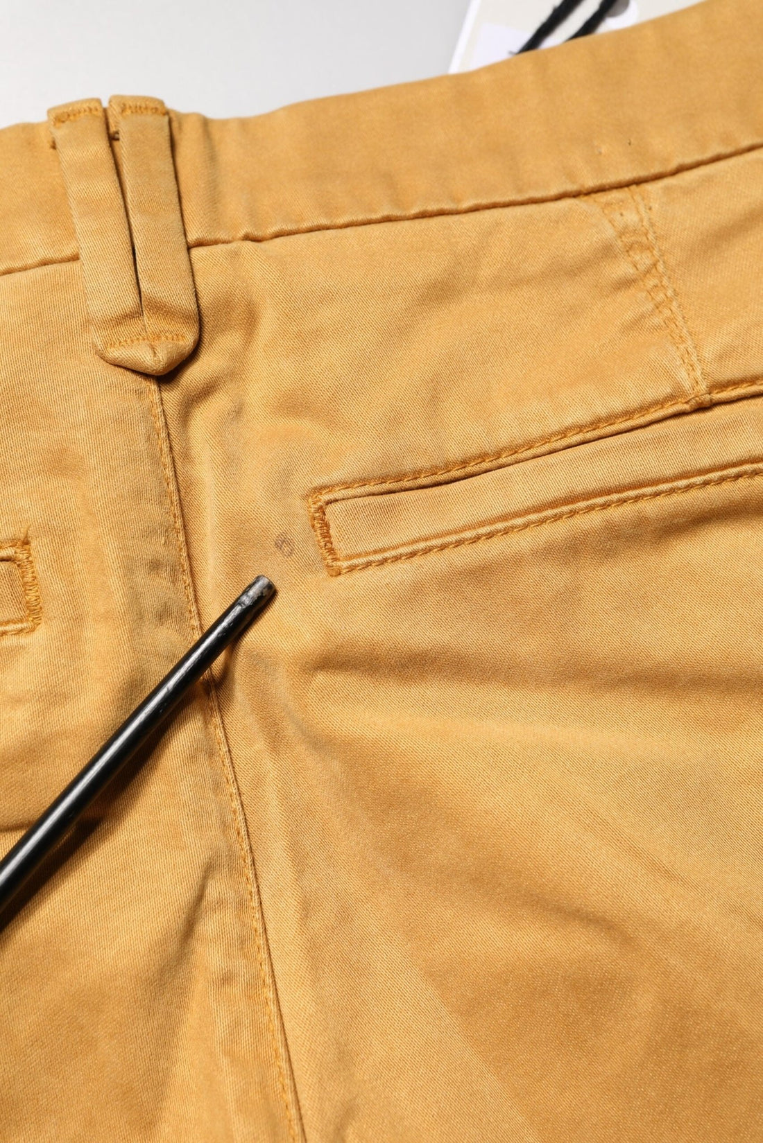 Haikure Beige Tapered Mid Waist Chino Casual Trouser Pants - RIMODA