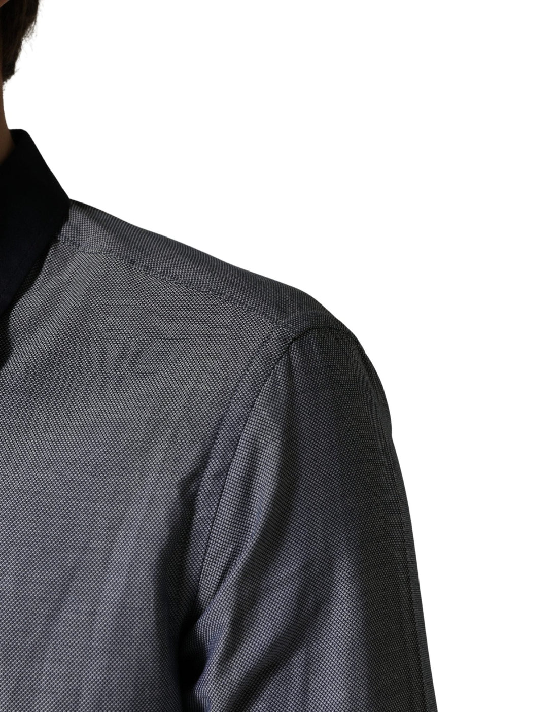 Hamaki - Ho Dark Blue Cotton Long Sleeves Collared Dress Formal Shirt - RIMODA