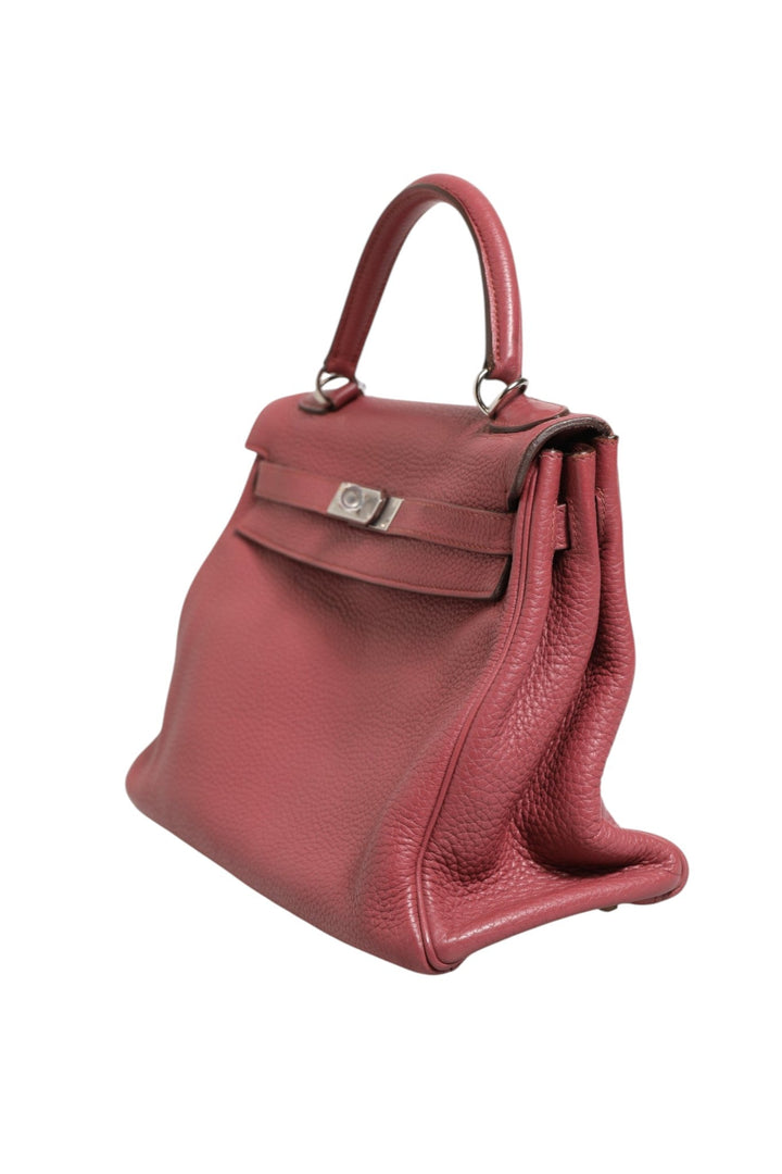 Hermès Kelly 32 Rouge H Togo Retourne Palladium - RIMODA