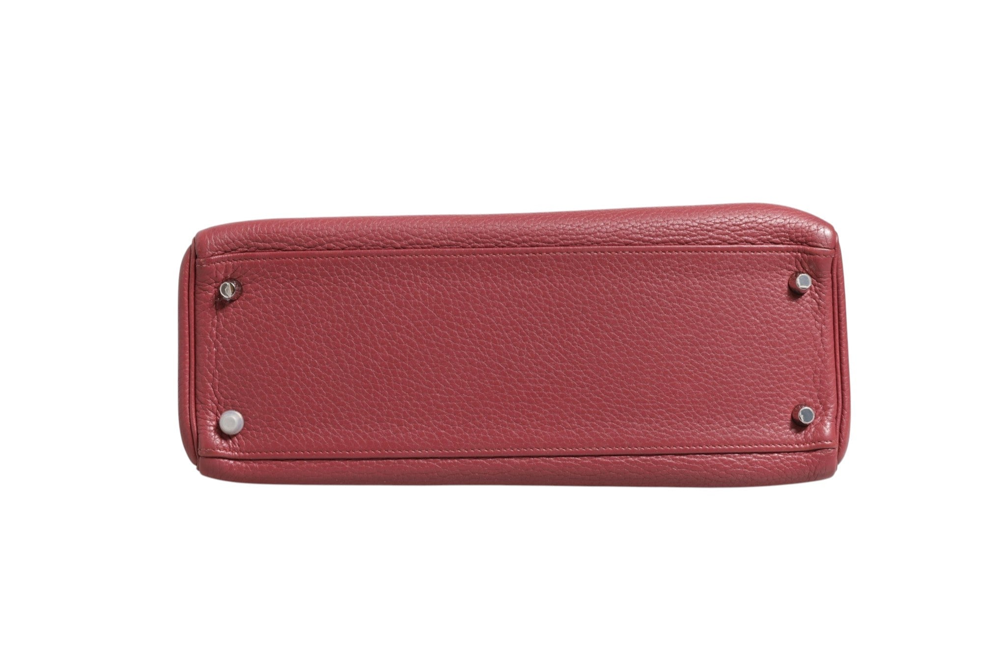Hermès Kelly 32 Rouge H Togo Retourne Palladium - RIMODA